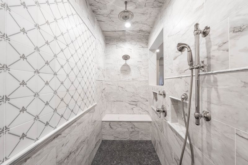 Luxury Shower with Tile Accents